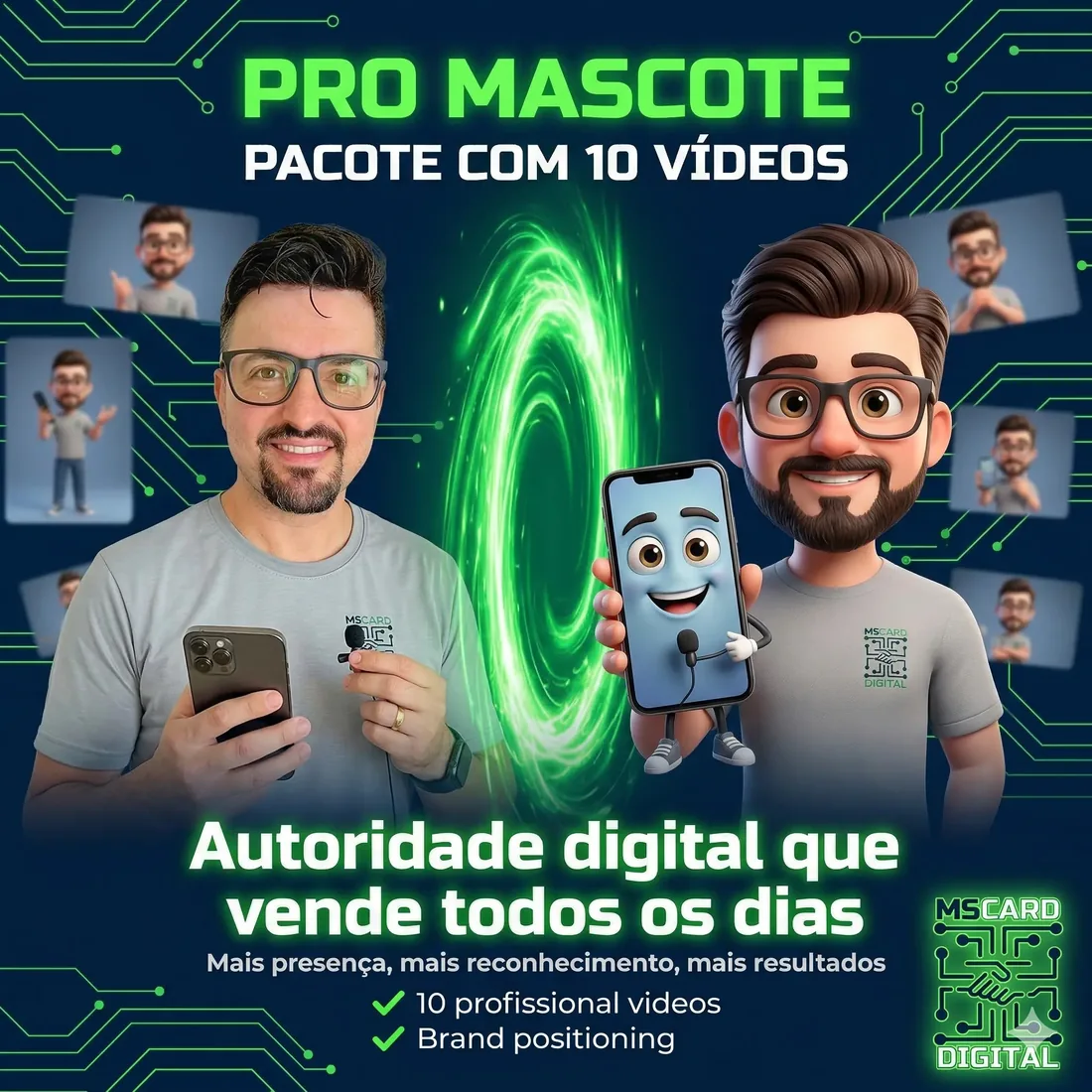 PRO MASCOTE | PACOTE 10 VÍDEOS